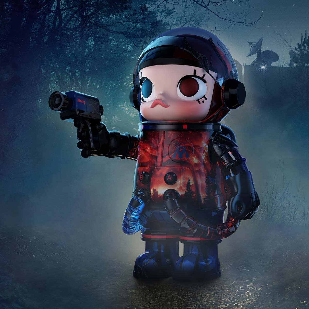 POPMART 台湾限定 MEGA SPACE MOLLY 400% MEGA SPACE MOLLY 400% Stranger Things | POP MART (Singapore)