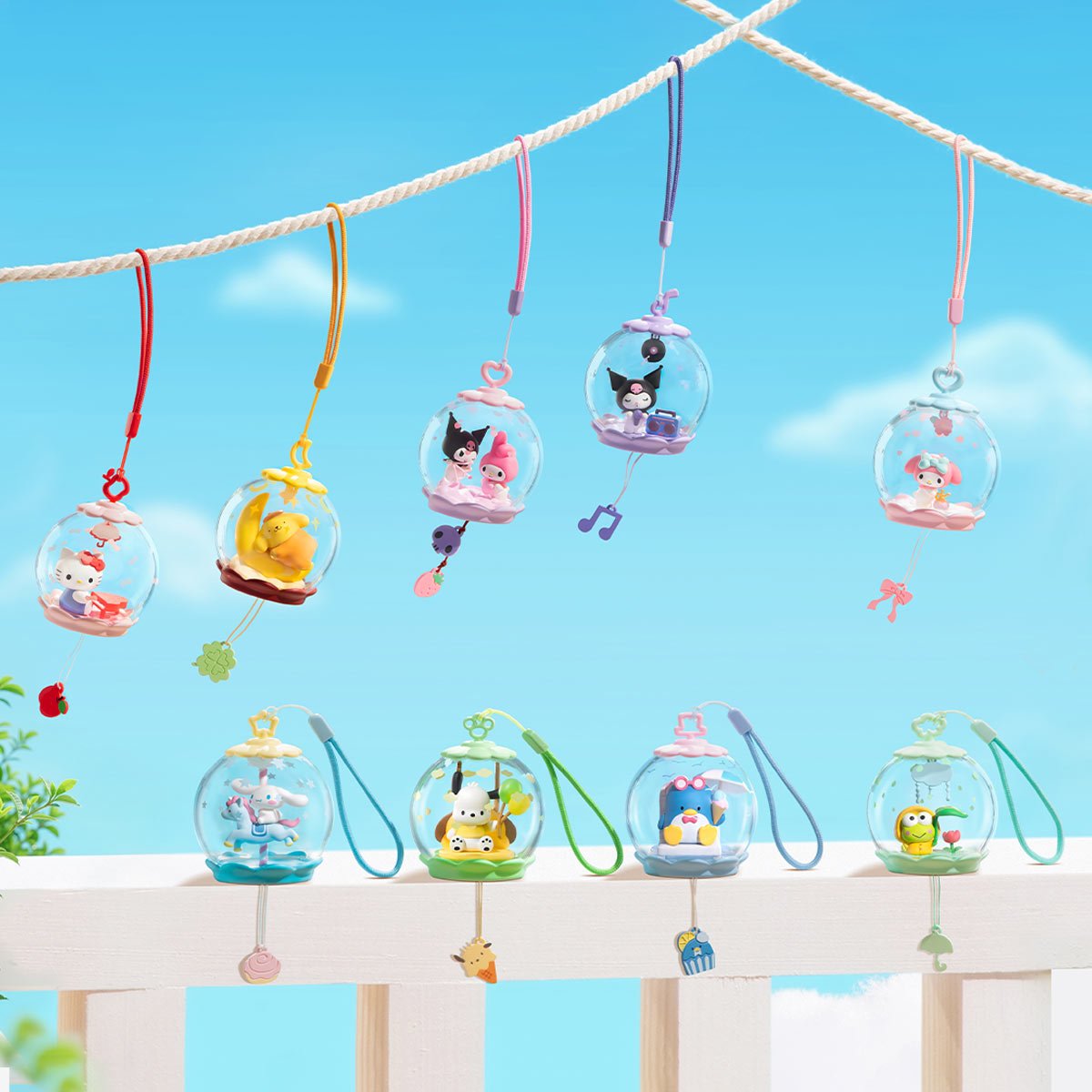 Sanrio characters Sweet Dream Bubble House シリーズシーンセット