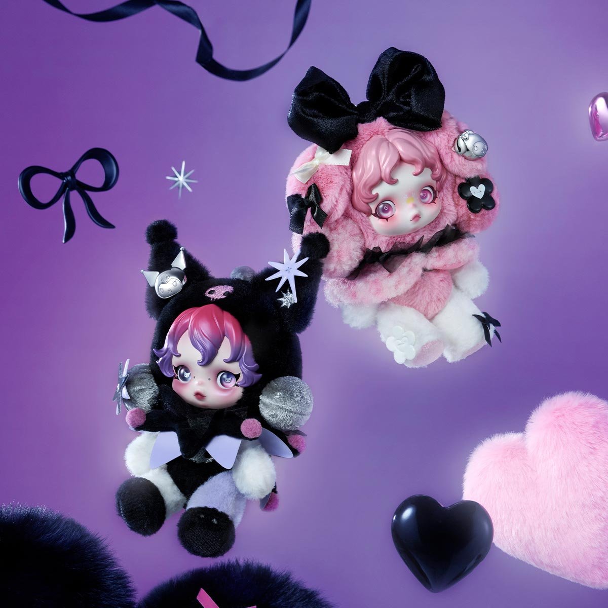 SKULLPANDA × MY MELODY ぬいぐるみペンダント | POP MART (Japan)