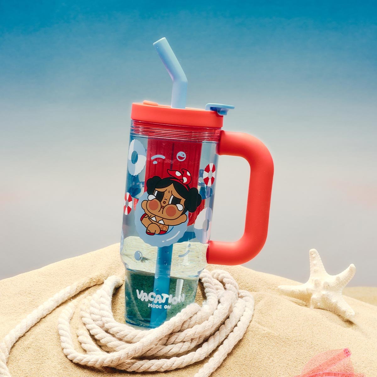 CRYBABY Vacation Mode On Series-Straw Cup | POP MART (New Zealand)