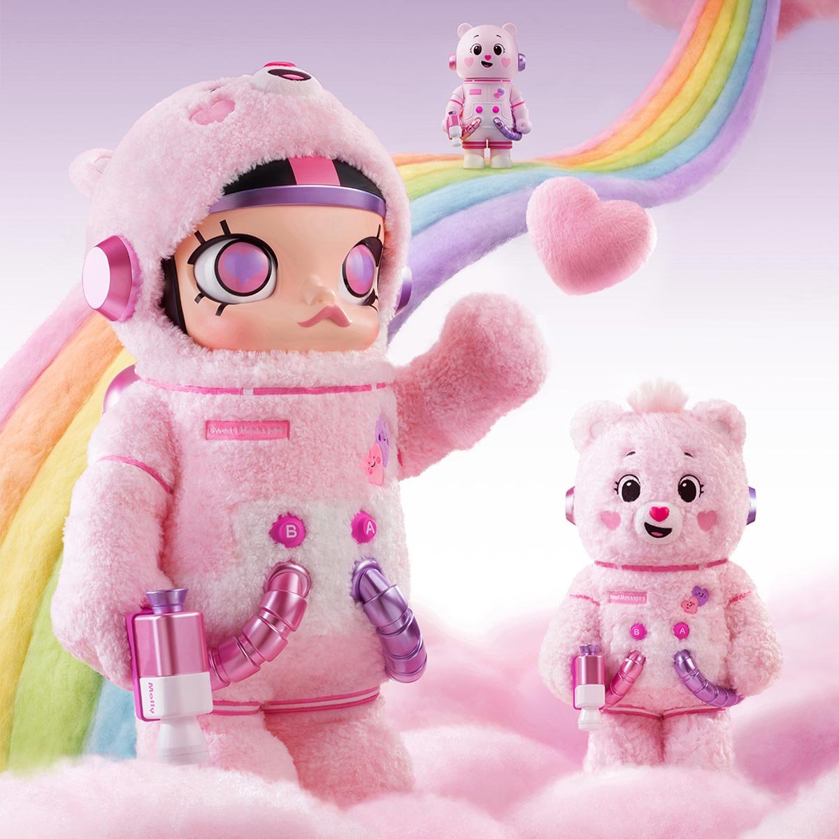 MEGA SPACE MOLLY 1000% Sweet Messages Bear | ポップマート