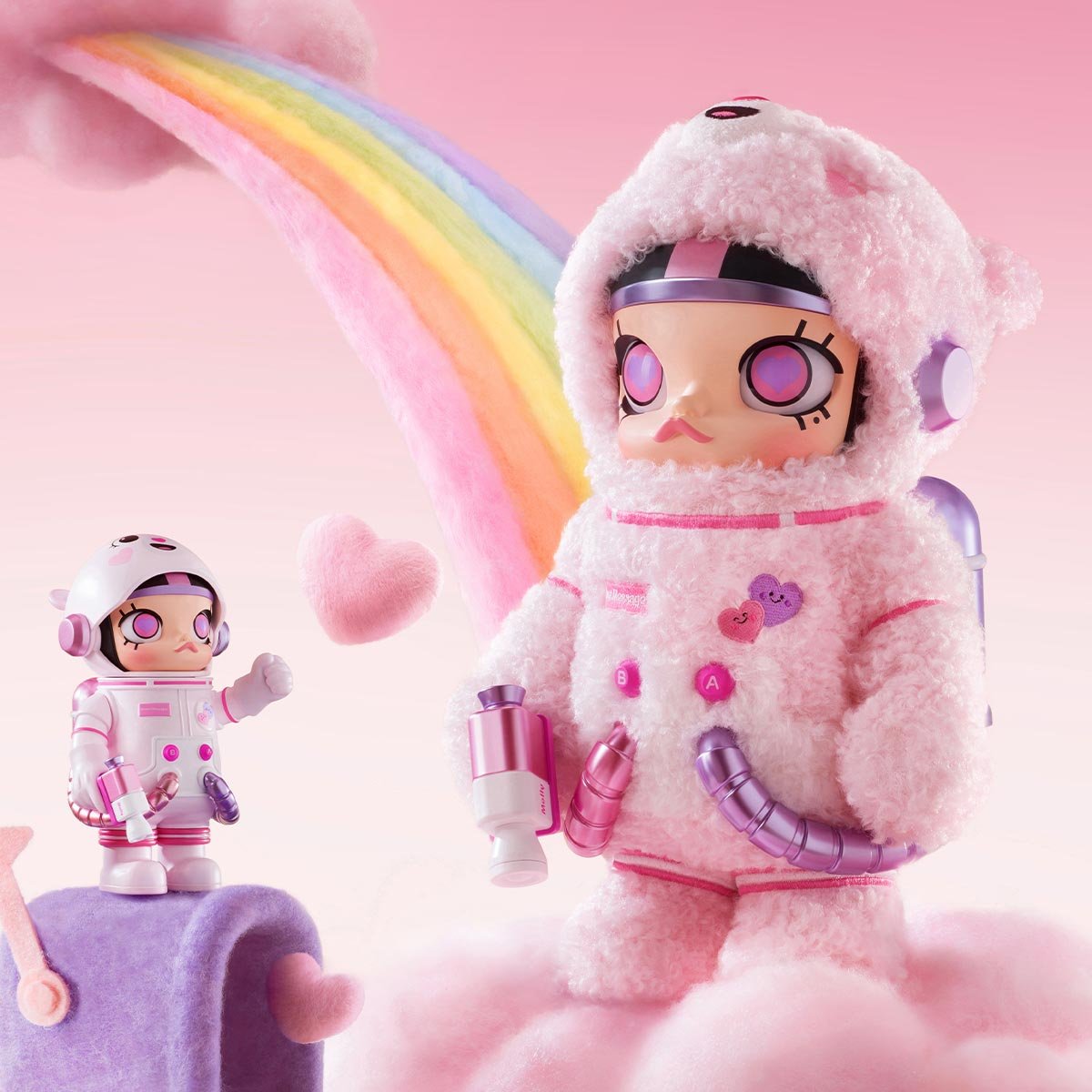 MEGA SPACE MOLLY 400%+100% Sweet Messages Bear | POP MART (Australia)