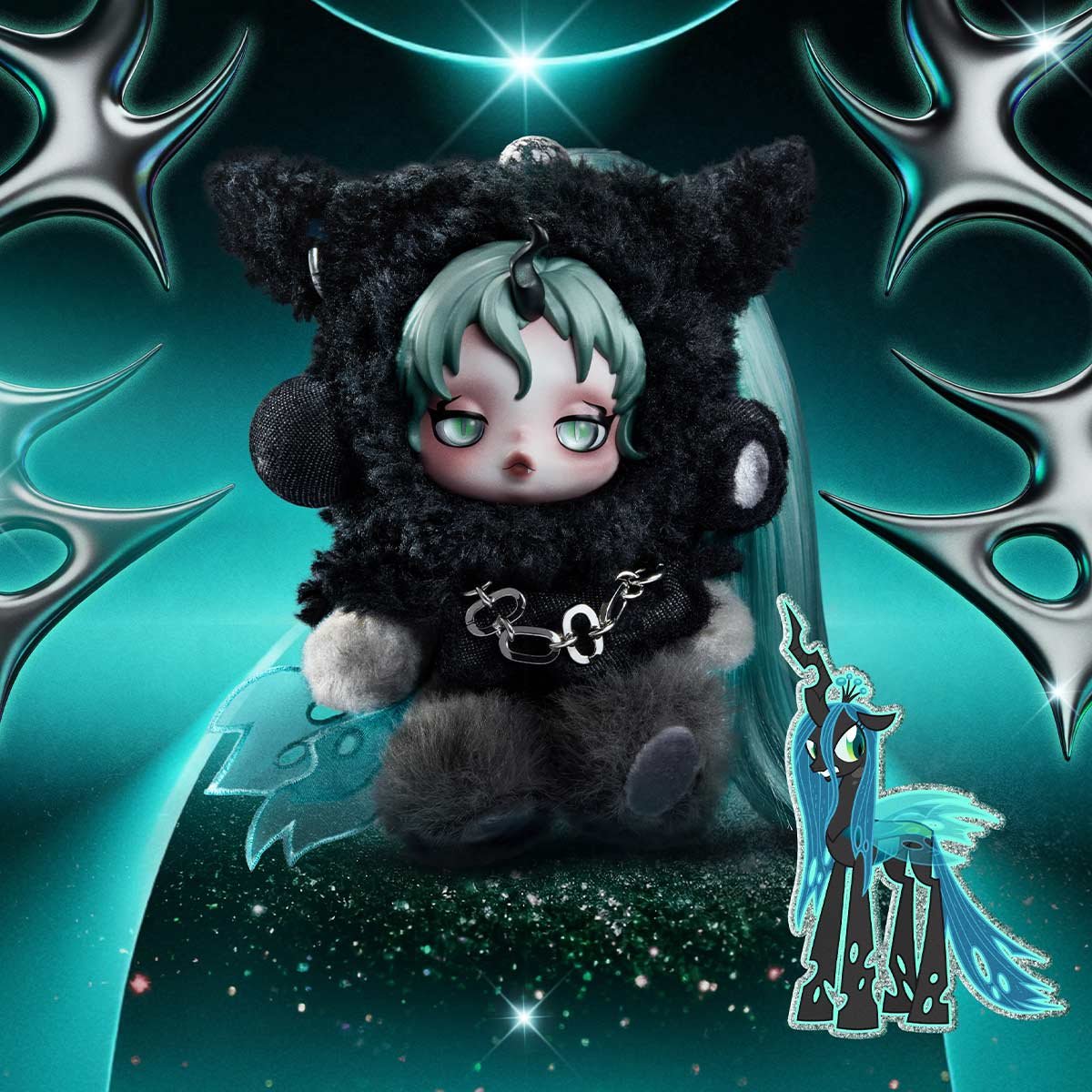 は*か様 SKULLPANDA マイリトルポニー 6種 ノーマルコンプリート θSKULLPANDA × My Little Pony シリーズ ぬいぐるみペンダント | POP