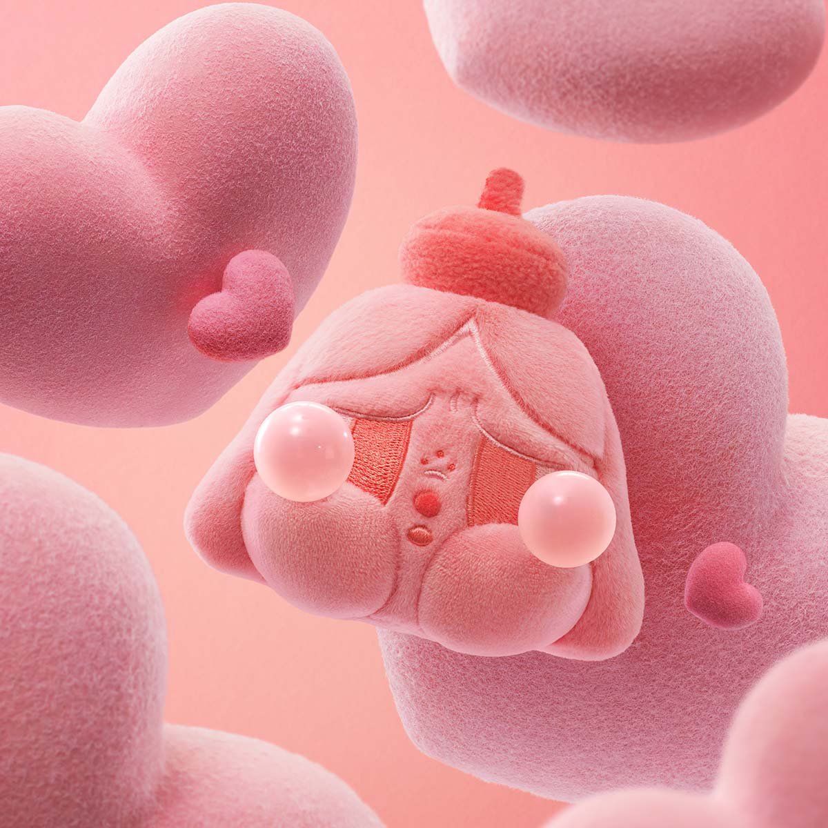 CRYBABY Tears Launch Project シリーズ ぬいぐるみペンダント