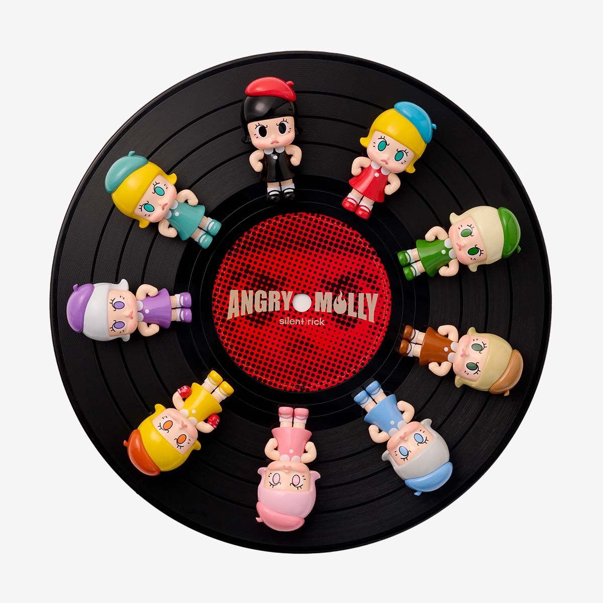 Angry Molly・Mini Figure Set-Long Play 9 Angry Molly Mini Figure Set - Long Play 9 | POP MART (New Zealand)