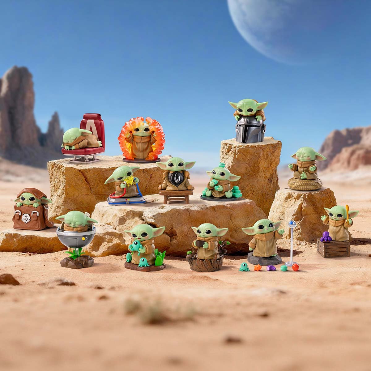 【akishi】グローグー POPMART 3点セット Star Wars Grogu Tiny But Mighty シリーズ | POP MART (Japan)