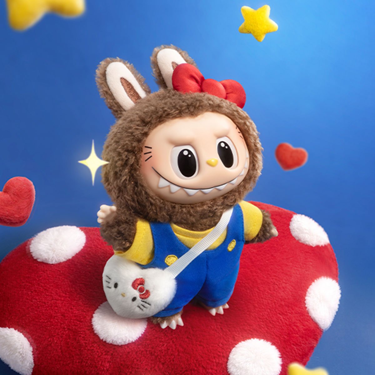 ラブブ、THE MONSTERS × SANRIO キャラクターキーホルダー THE MONSTERS × Sanrio Characters ぬいぐるみキーホルダー｜ポップマート