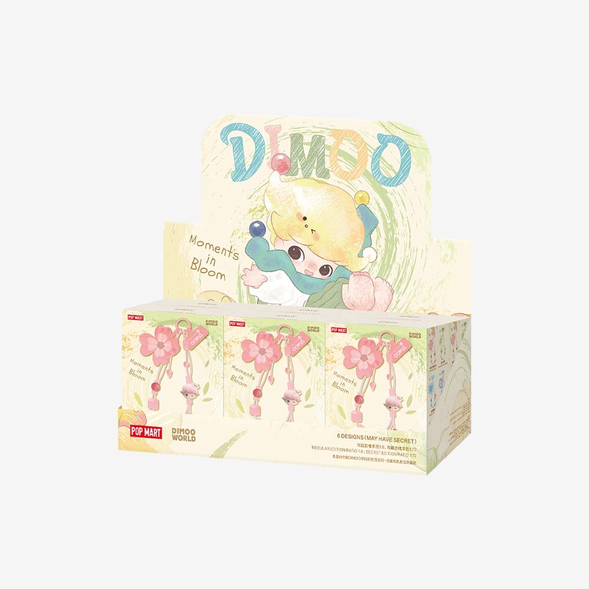 DIMOO Moments in Bloom Series-Decorative Charm Blind Box | ポップ