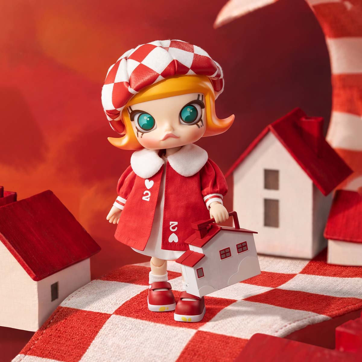 POPMART MOLLY フィギュア のんびりな1日 シリーズ 8種セット MOLLY 20th Anniversary シリーズ 1/8 アクションフィギュア | ポップ