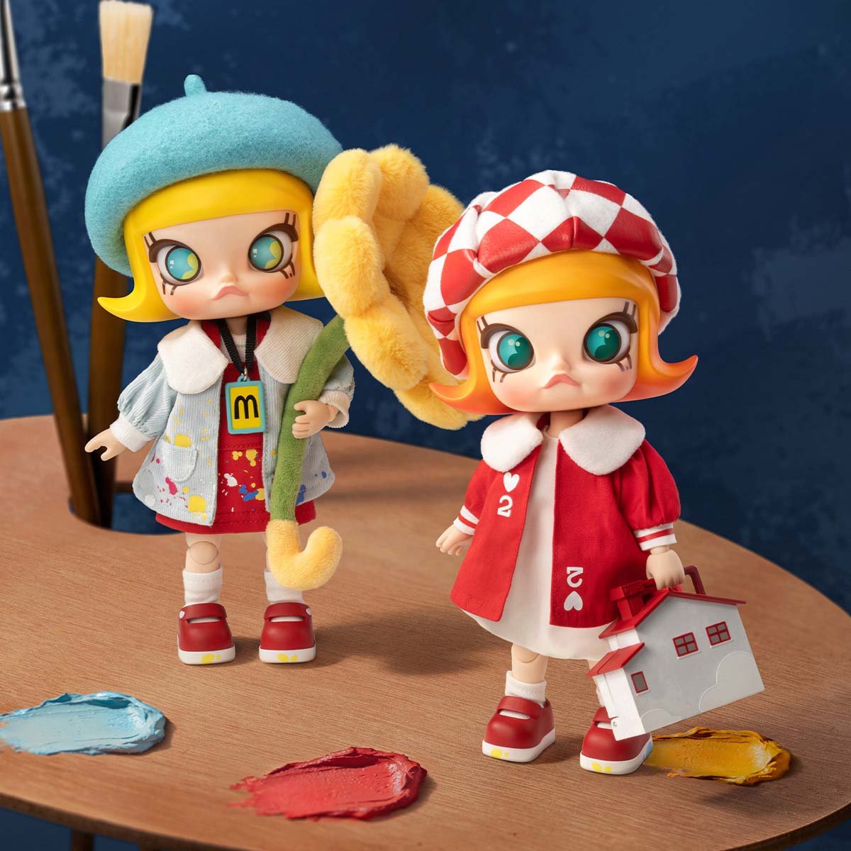 POPMART MOLLY 20th Anniversary 限定フィギュア MOLLY 20th Anniversary シリーズ 1/8 アクションフィギュア | ポップ