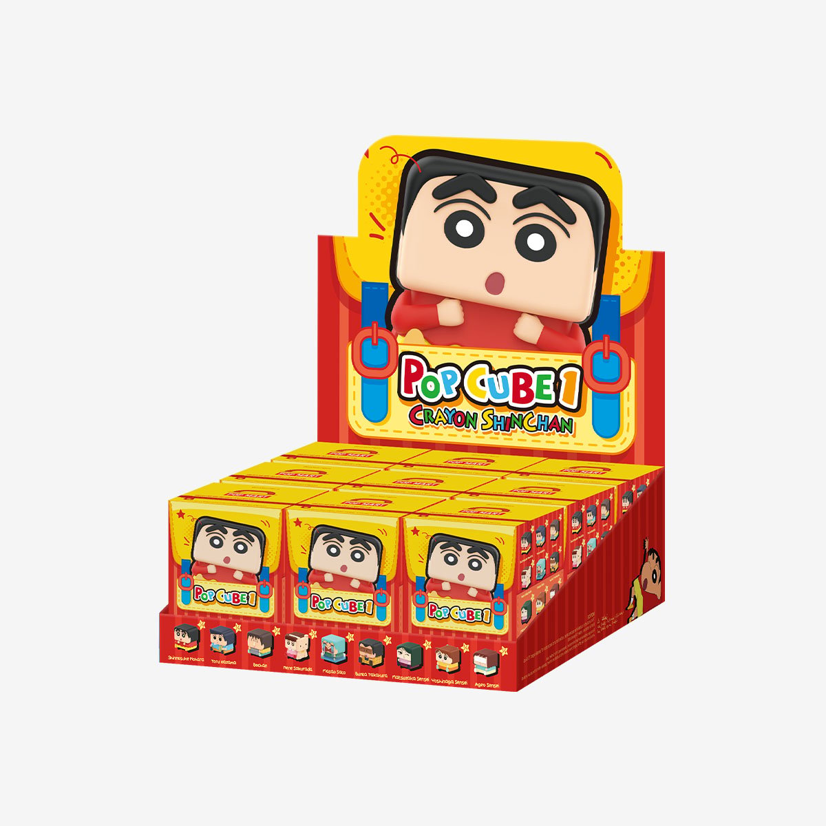 Crayon Shinchan POP CUBE-1 Series Figures | POP MART (Singapore)