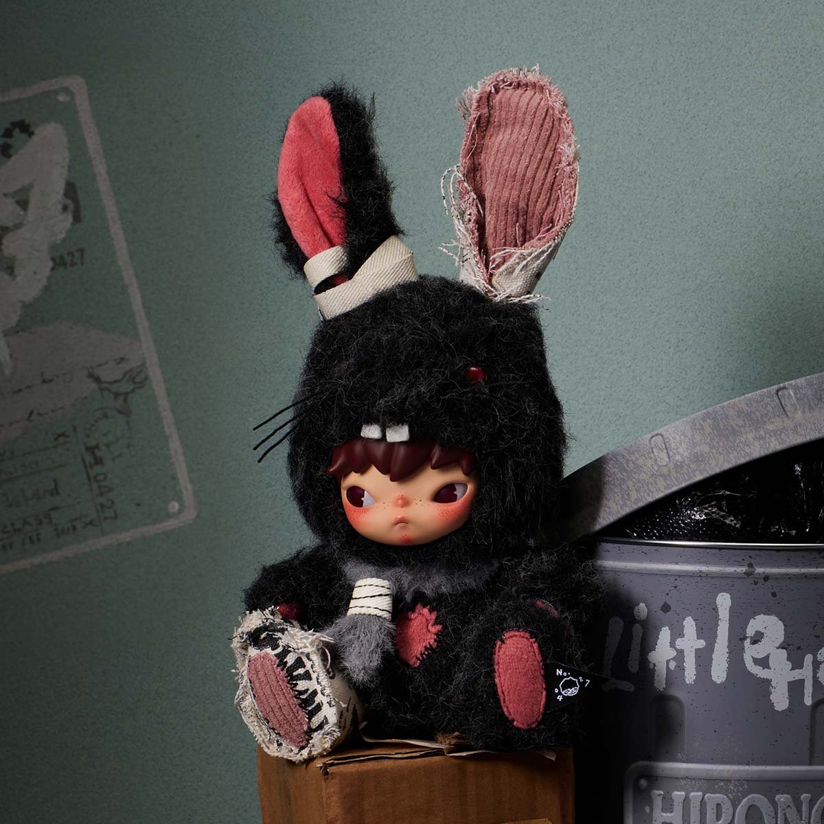 Hirono Little Hare ぬいぐるみペンダント シークレット Hirono Little Hare Plush Doll Pendant | POP MART (Singapore)