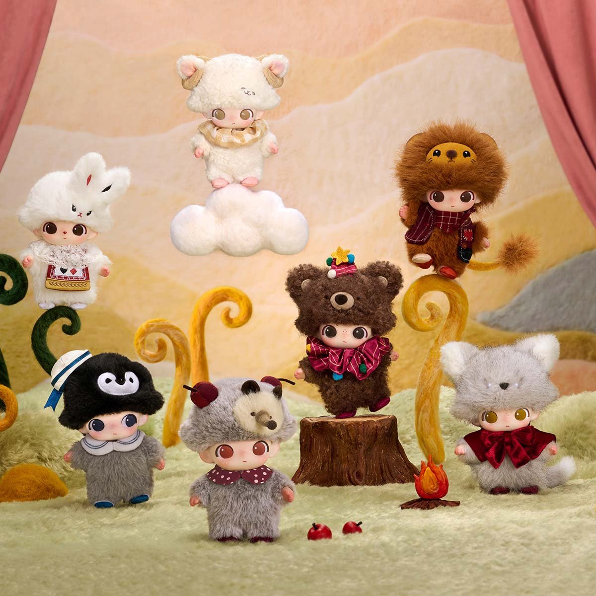 DIMOO The Secret Theatre Club シリーズ ぬいぐるみペンダント | POP