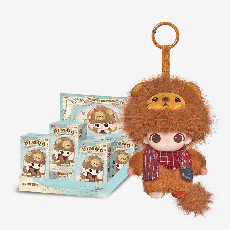【POPLAND限定】POPMART DIMOO ぬいぐるみペンダント DIMOO The Secret Theatre Club シリーズ ぬいぐるみペンダント | POP