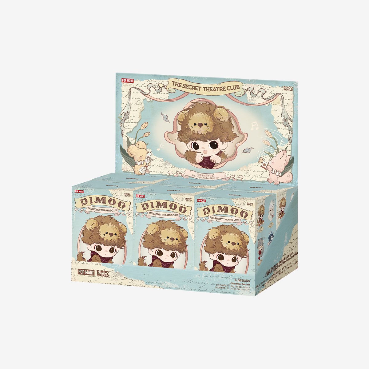 DIMOO The Secret Theatre Club Series-Vinyl Plush Pendant Blind Box