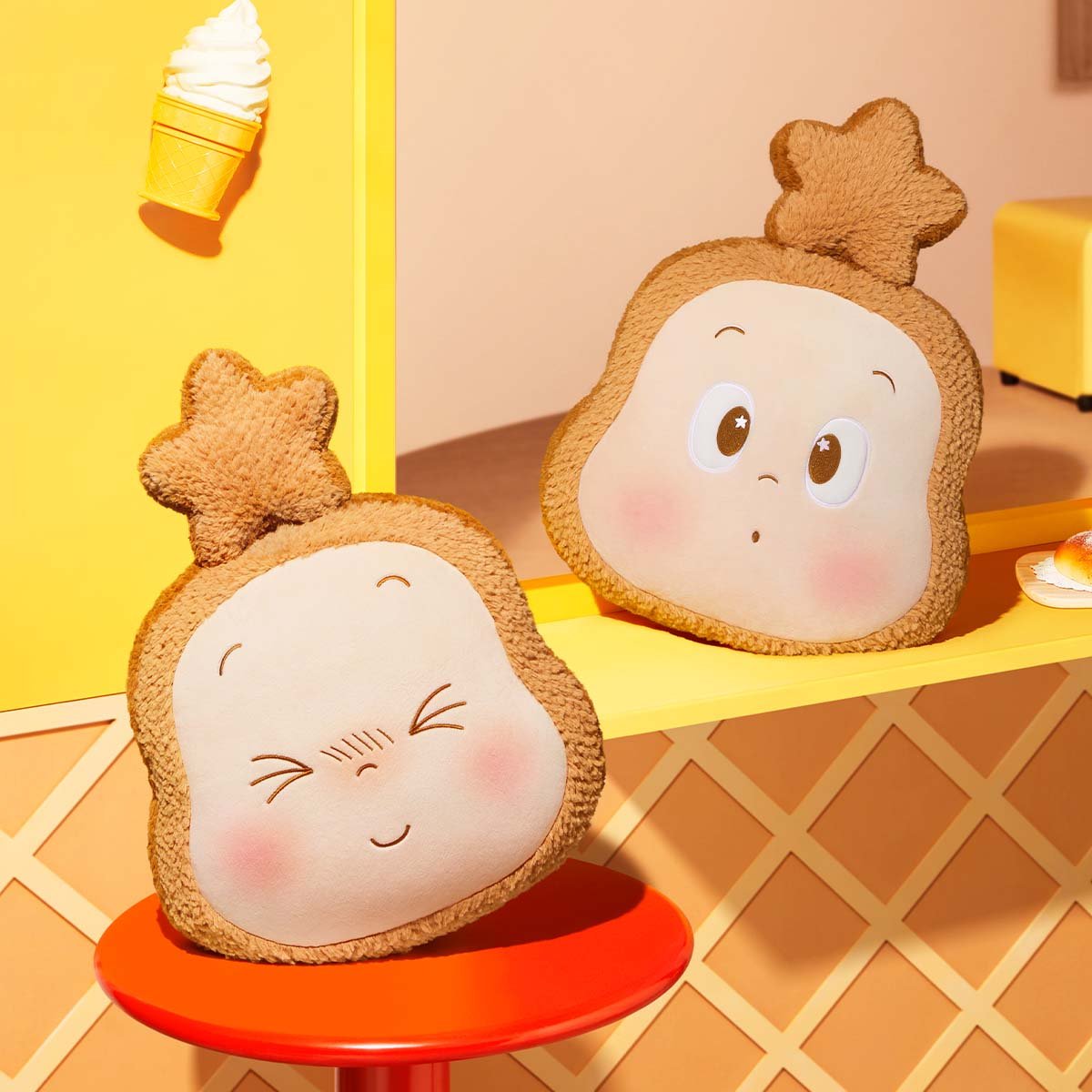 Twinkle Twinkle MOON GELATO シリーズ トースト クッション | ポップ
