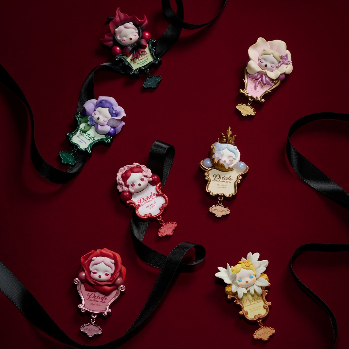 SKULLPANDA Petals in Four Acts シリーズ マグネット | POP MART (Japan)