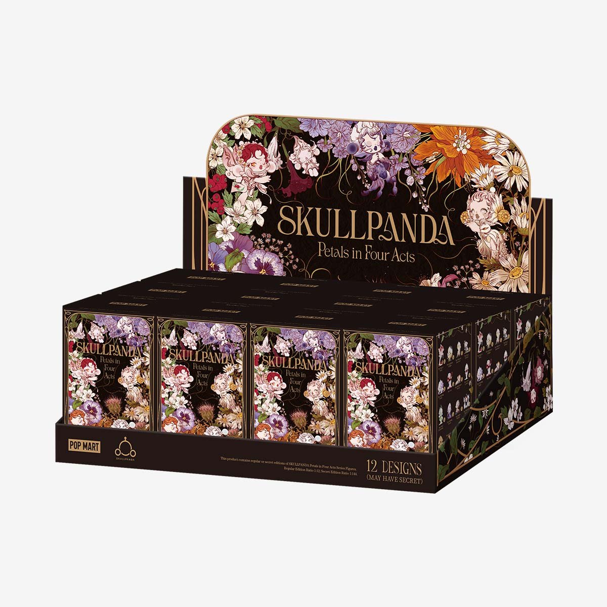 SKULLPANDA Petals in Four Acts Series Figures | POP MART (Singapore)