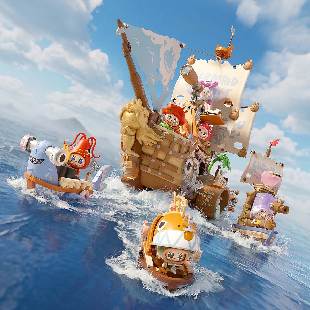 THE MONSTERS Chasing Mermaids Series Blocks | POP MART (Singapore)