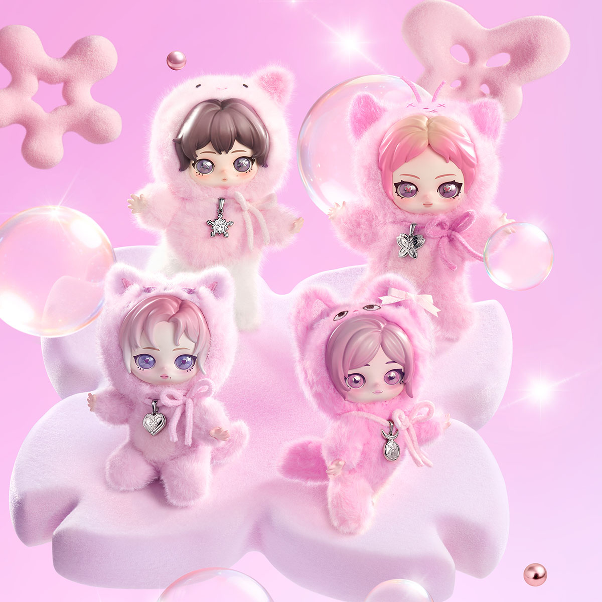 aespa Fluffy Club シリーズ ぬいぐるみペンダント | POP MART (Japan)