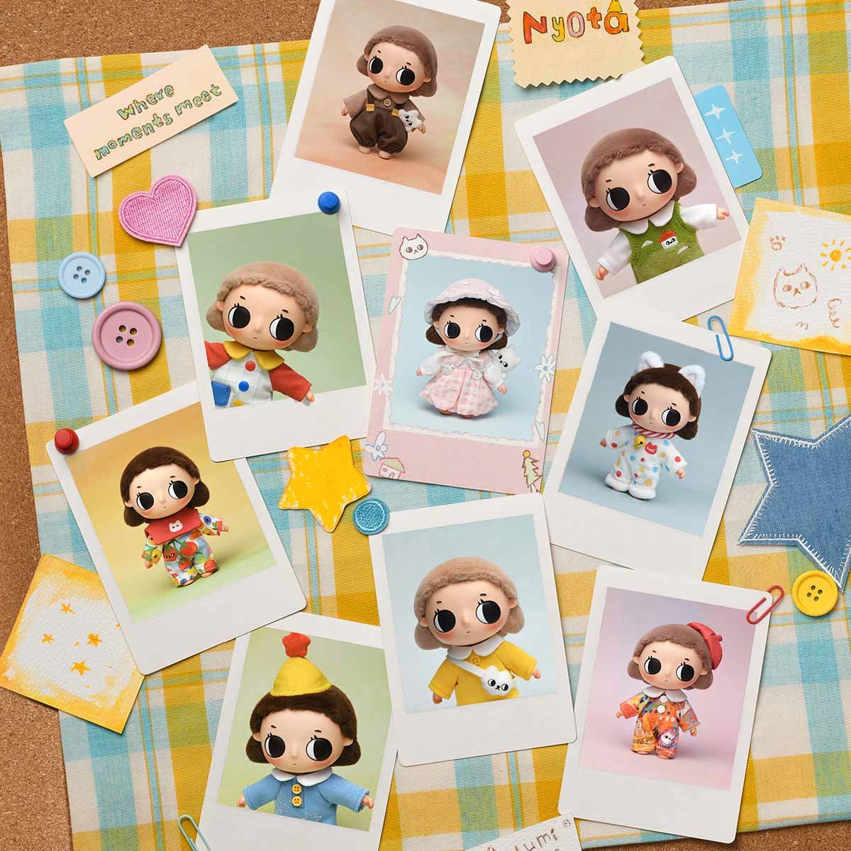 Nyota Where Moments Meet シリーズ ぬいぐるみ | POP MART (Japan)