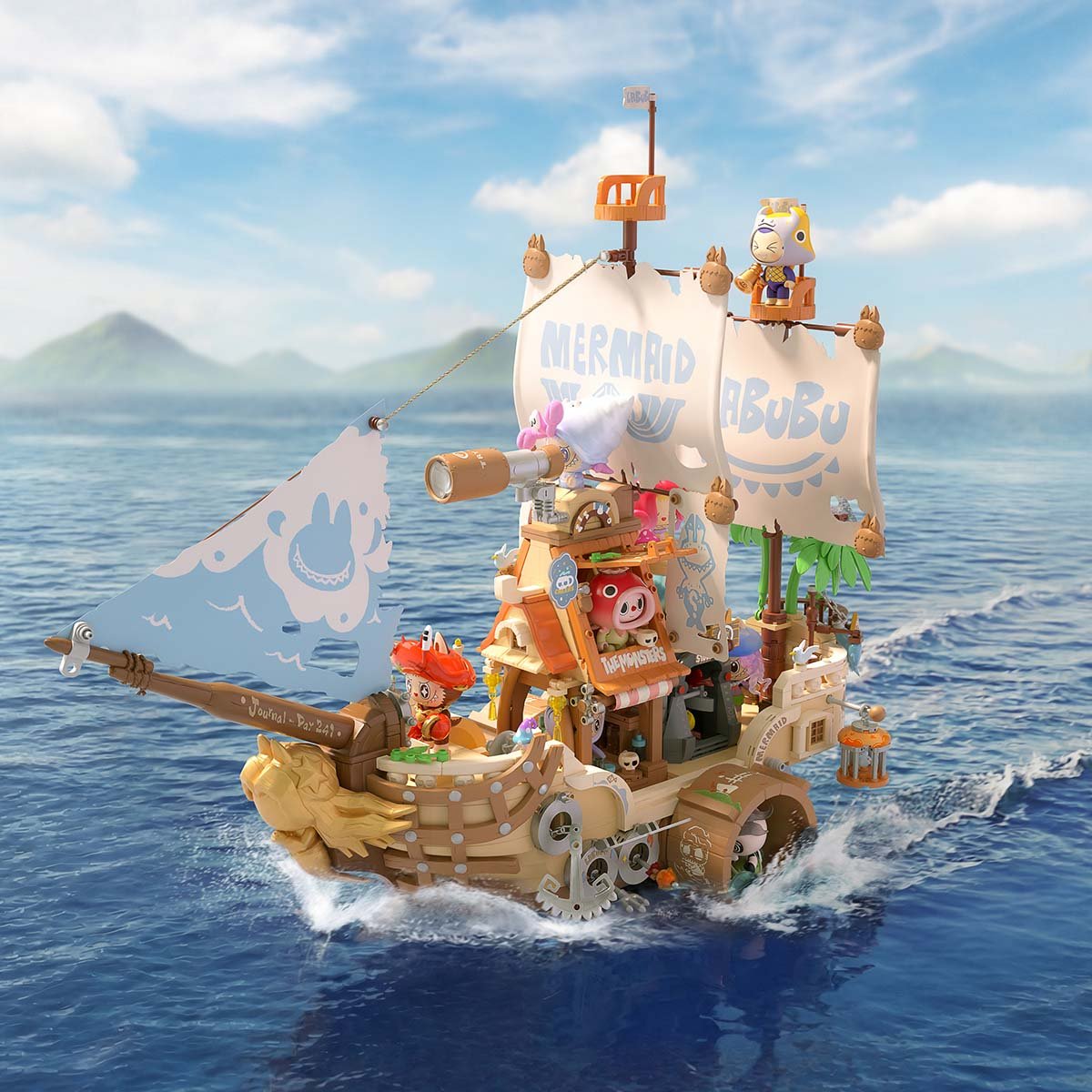 THE MONSTERS Chasing Mermaids シリーズ ブロックフィギュア | POP