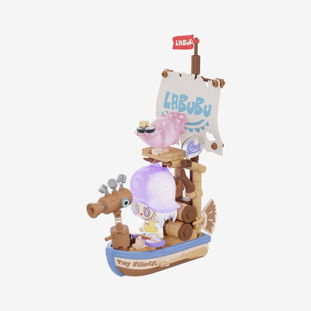 Popmart アートトイ 人魚 フィギュア THE MONSTERS Chasing Mermaids シリーズ ブロックフィギュア | POP