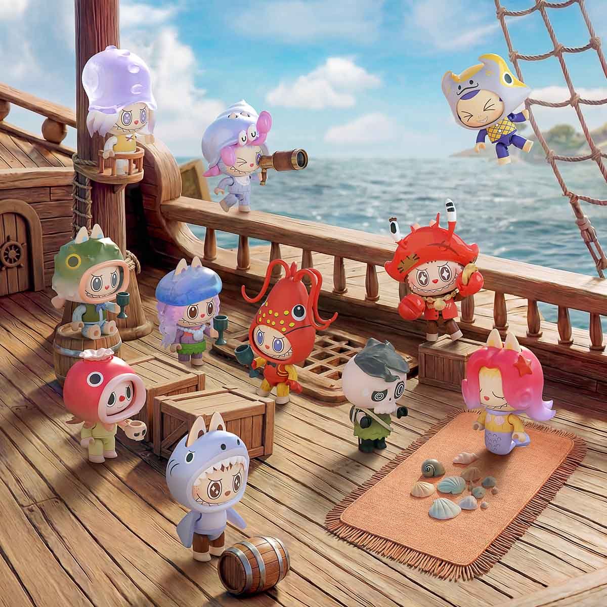 THE MONSTERS Chasing Mermaids シリーズ ブロックフィギュア | POP