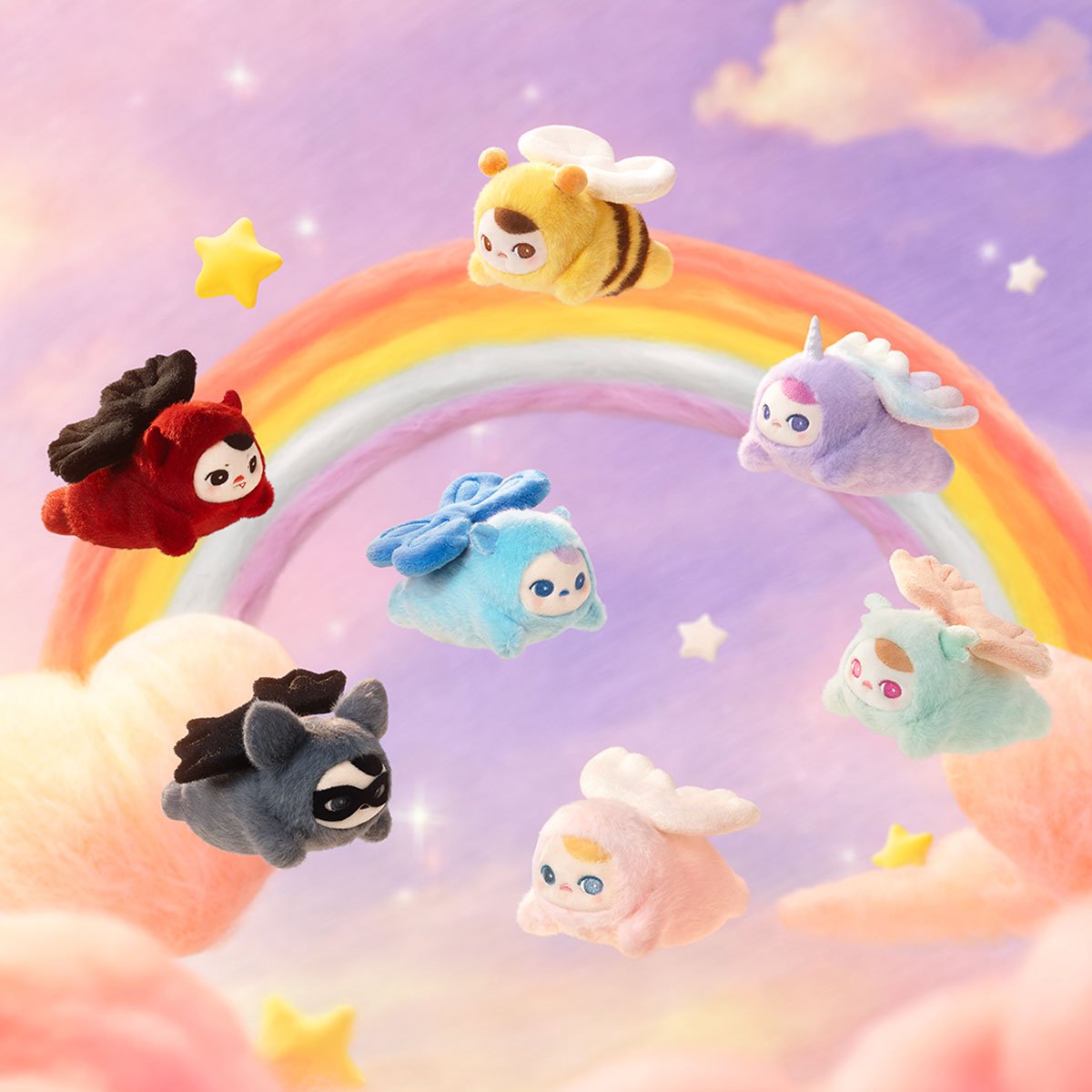 PUCKY FLYING BABIES シリーズぬいぐるみペンダント | POP MART (Japan)