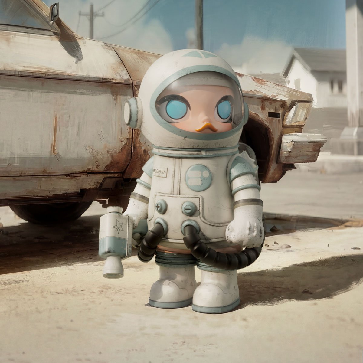 MEGA SPACE MOLLY 400% Ashley Wood | POP MART (Singapore)