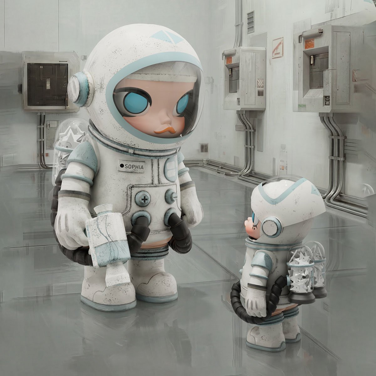 MEGA SPACE MOLLY 400% Ashley Wood | POP MART (Singapore)