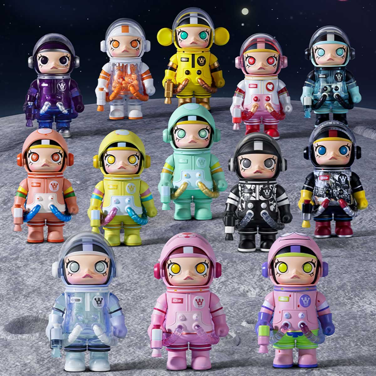 【限定品】popmart MEGA SPACE MOLLY 100% 2点セット MEGA SPACE MOLLY 100% Series 2- B | POP MART (Singapore)