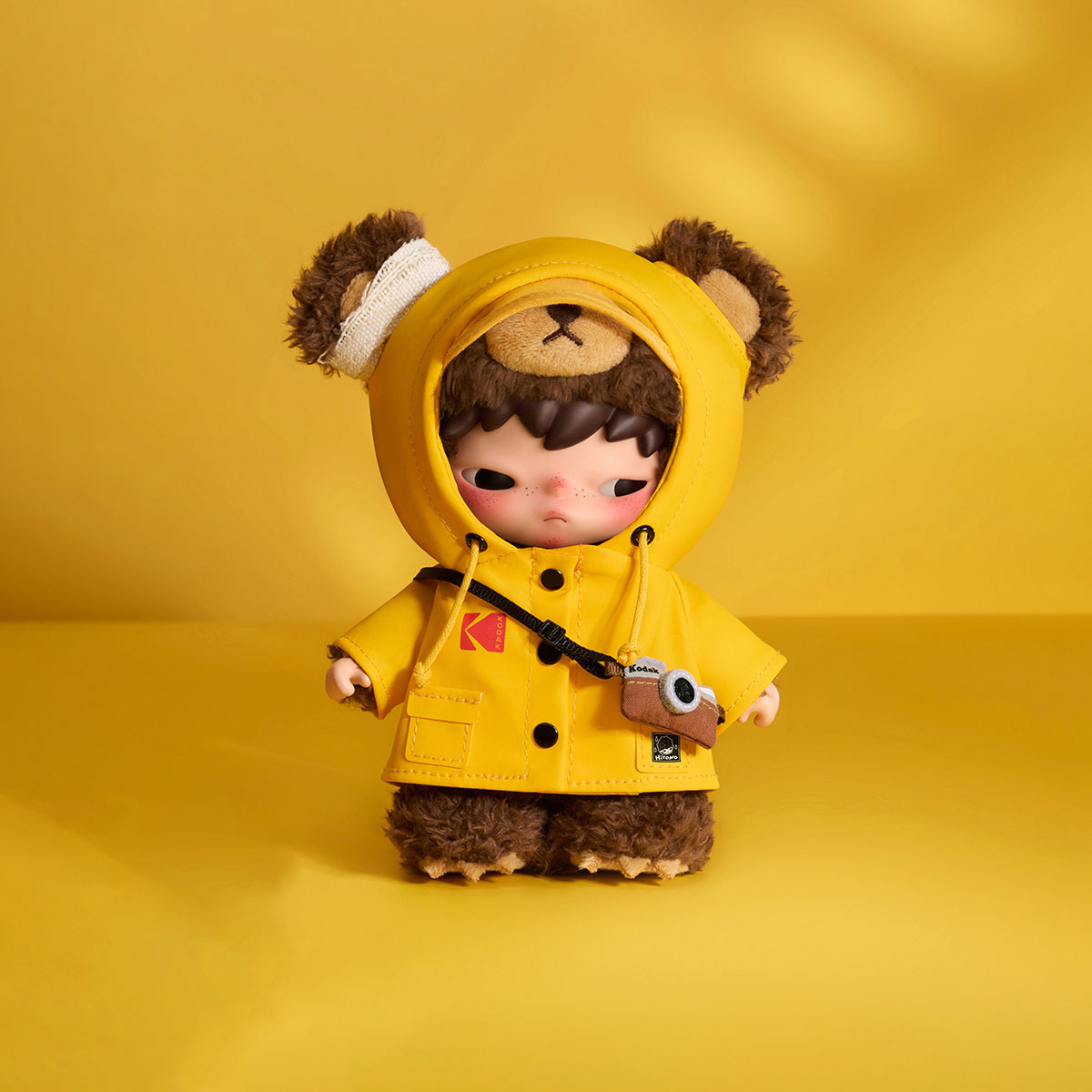 Hirono × Kodak Click Bear Plush Doll Pendant | POP MART (Philippines)