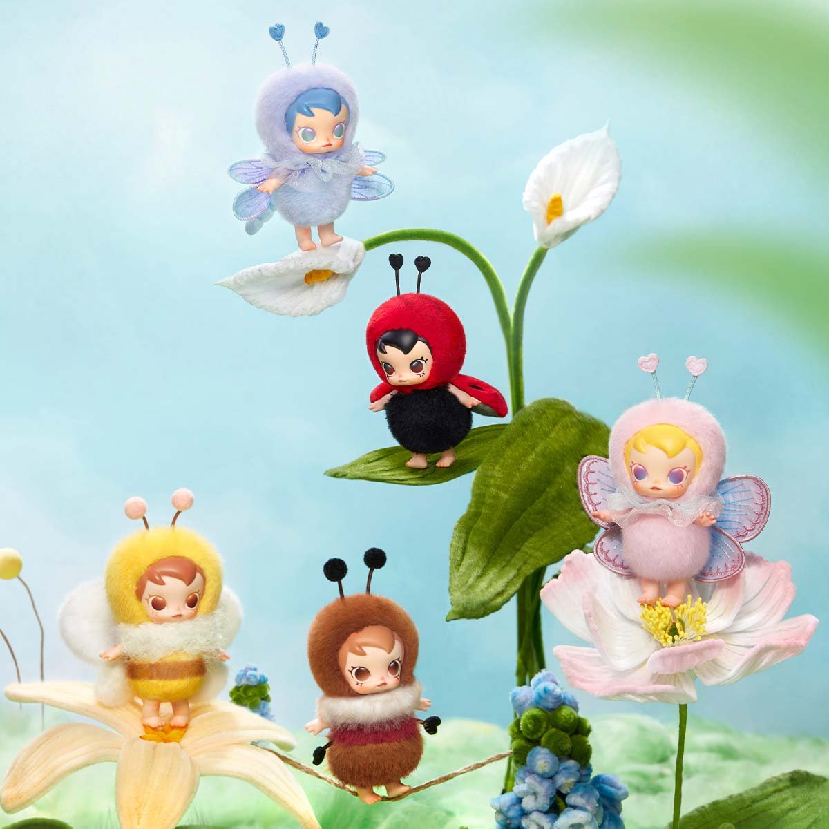 シークレット Baby Molly Buggy Roam トンボ ポップマート Baby Molly Buggy Roam シリーズ ぬいぐるみペンダント | ポップマート