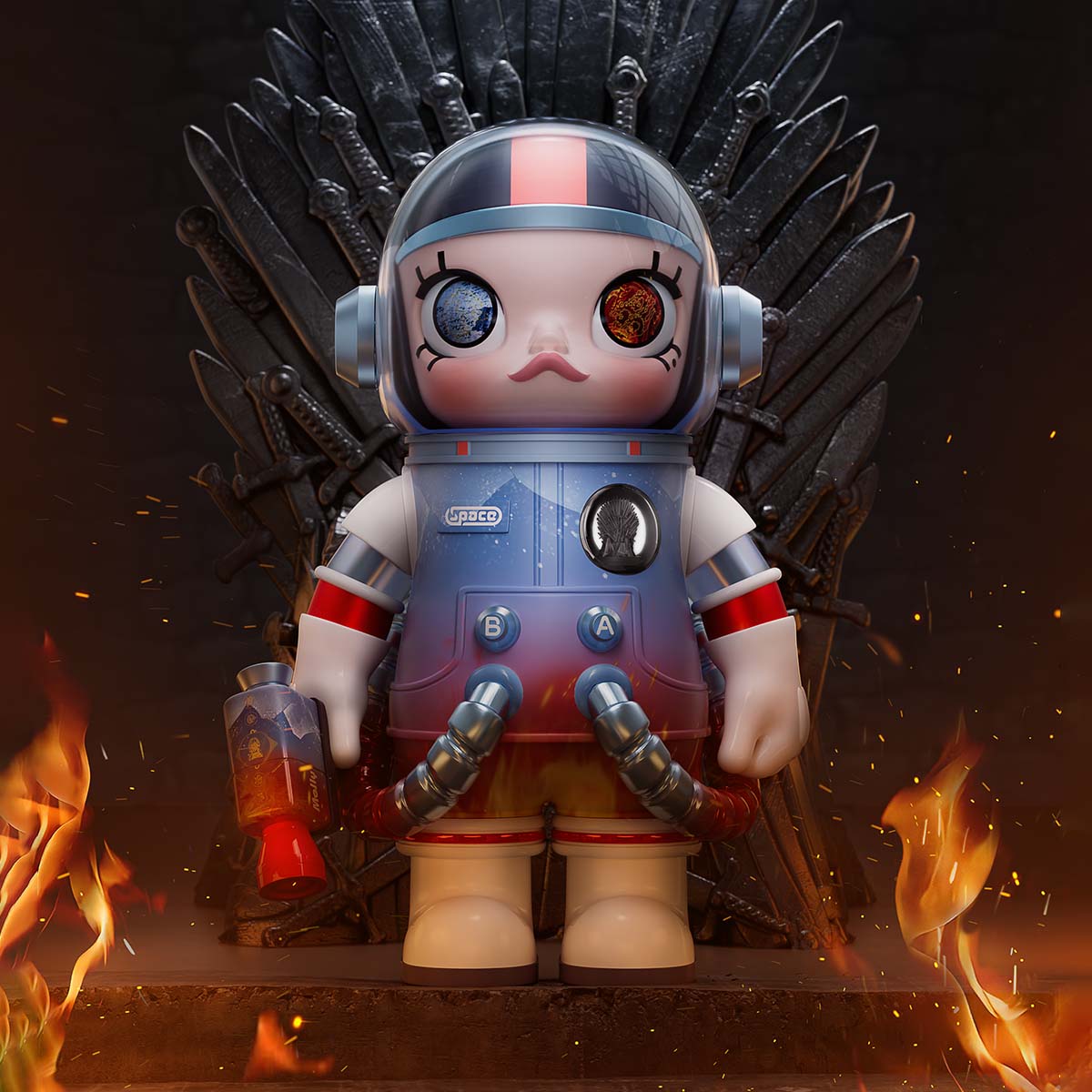 MEGA SPACE MOLLY 1000% Game of Thrones | POP MART (Japan)