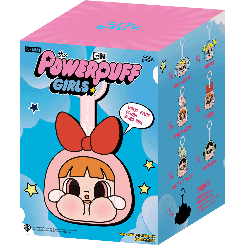 CRYBABY × Powerpuff Girls Series-Vinyl Face Plush Blind Box
