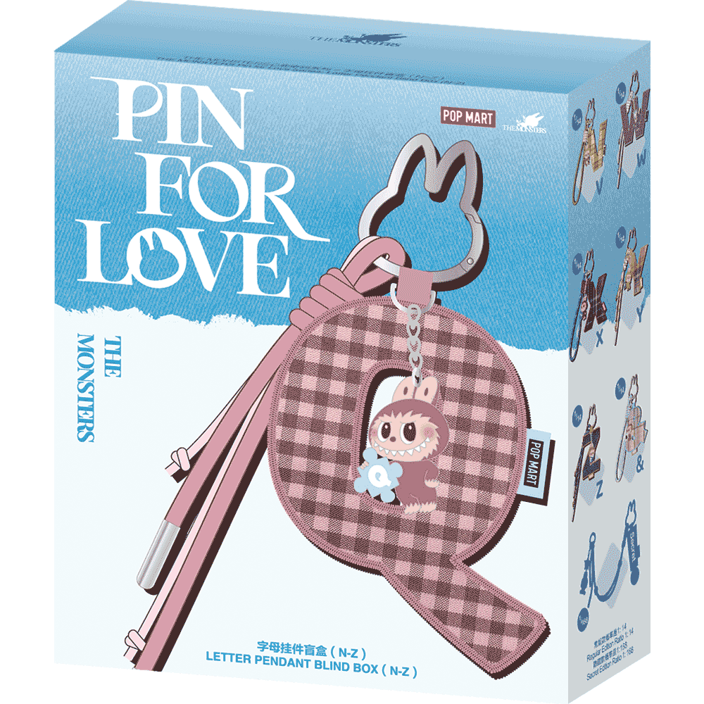 THE MONSTERS Pin for Love シリーズ アルファベットペンダント (N-Z)