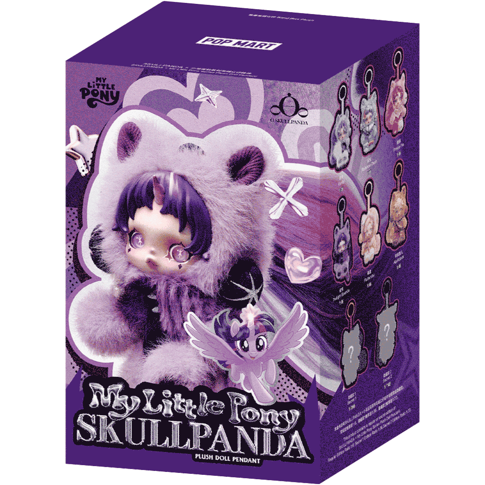 ΘSKULLPANDA × My Little Pony Series Plush Doll Pendant