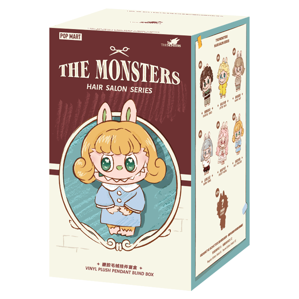 THE MONSTERS Hair Salon Series - Vinyl Plush Pendant Blind Box