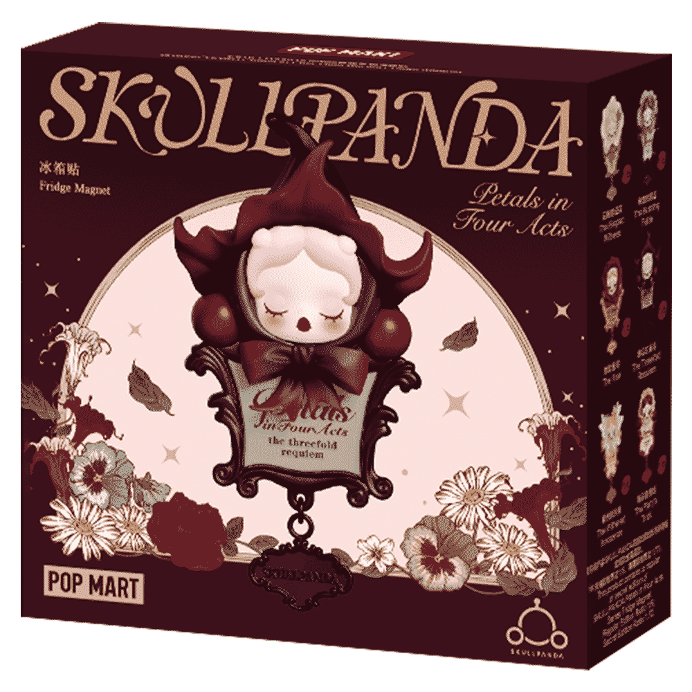 SKULLPANDA Petals in Four Acts Series Fridge Magnet