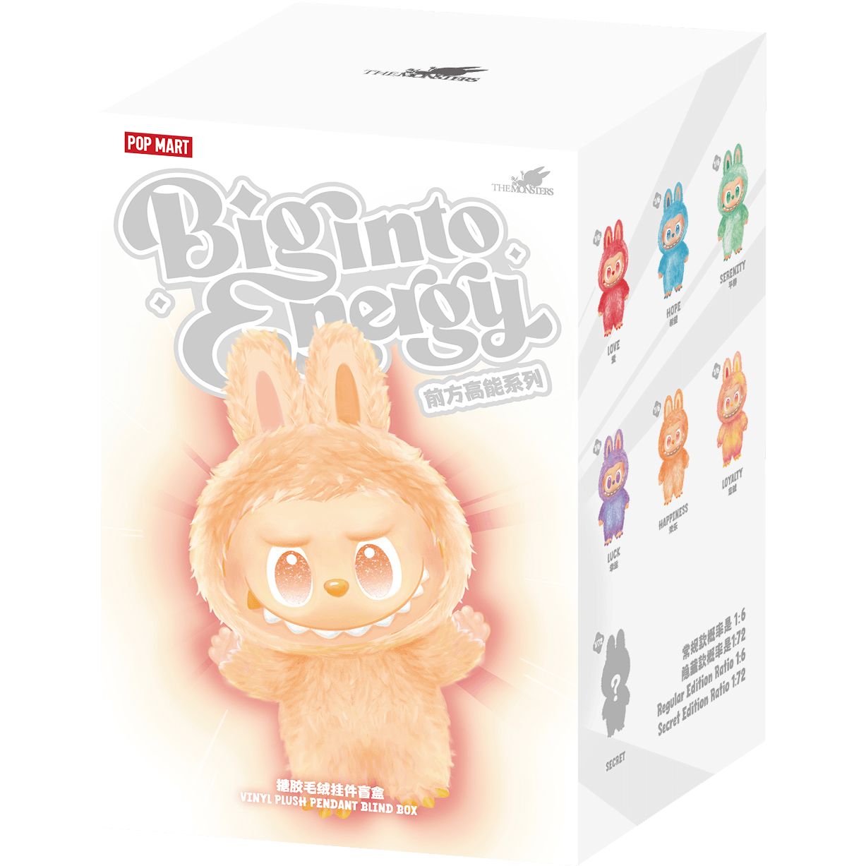 THE MONSTERS Big into Energy Series-Vinyl Plush Pendant Blind Box