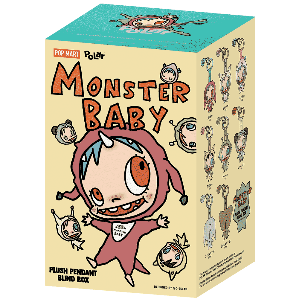 POLAR-Monster Baby Collection Series Plush Pendant Ver.1