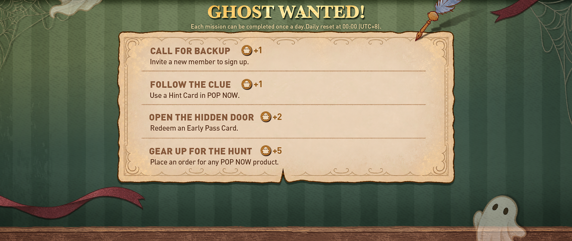 Ghost wanted