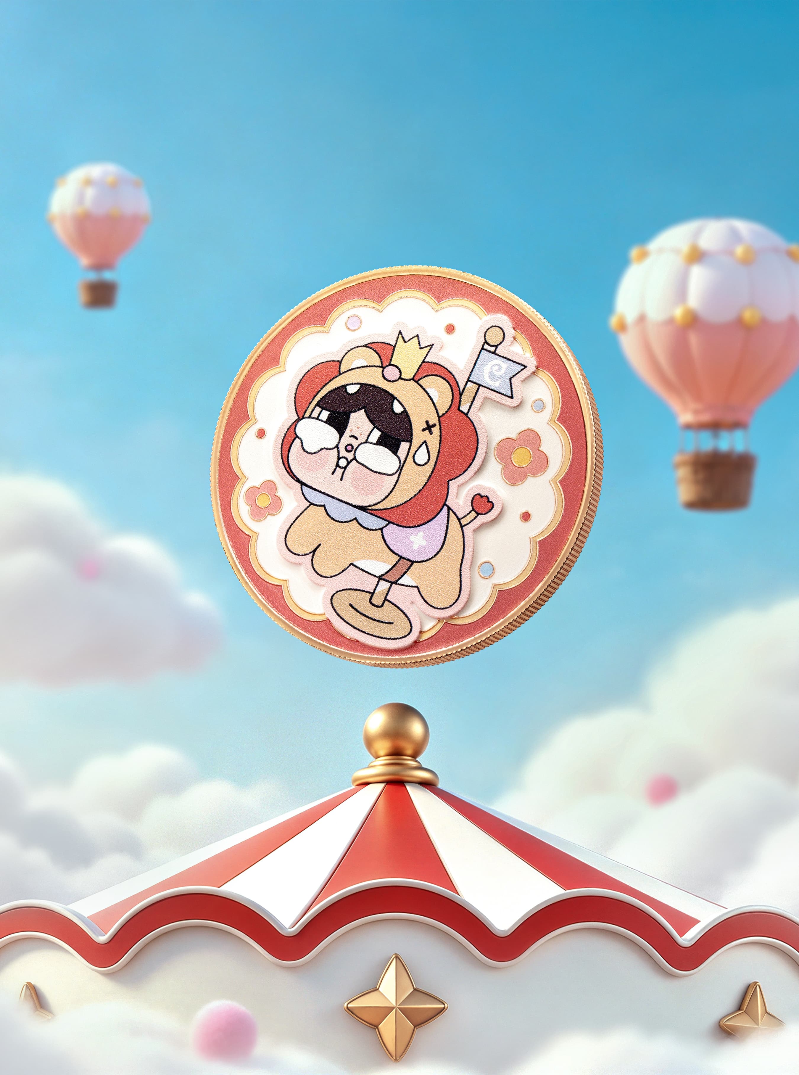 CRYBABY Crying Round n Round Series Commemorative Coin