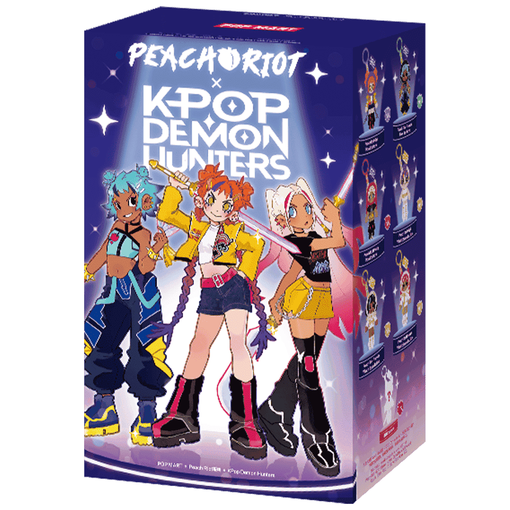 Peach Riot × KPop Demon Hunters Series Plush Doll Pendant