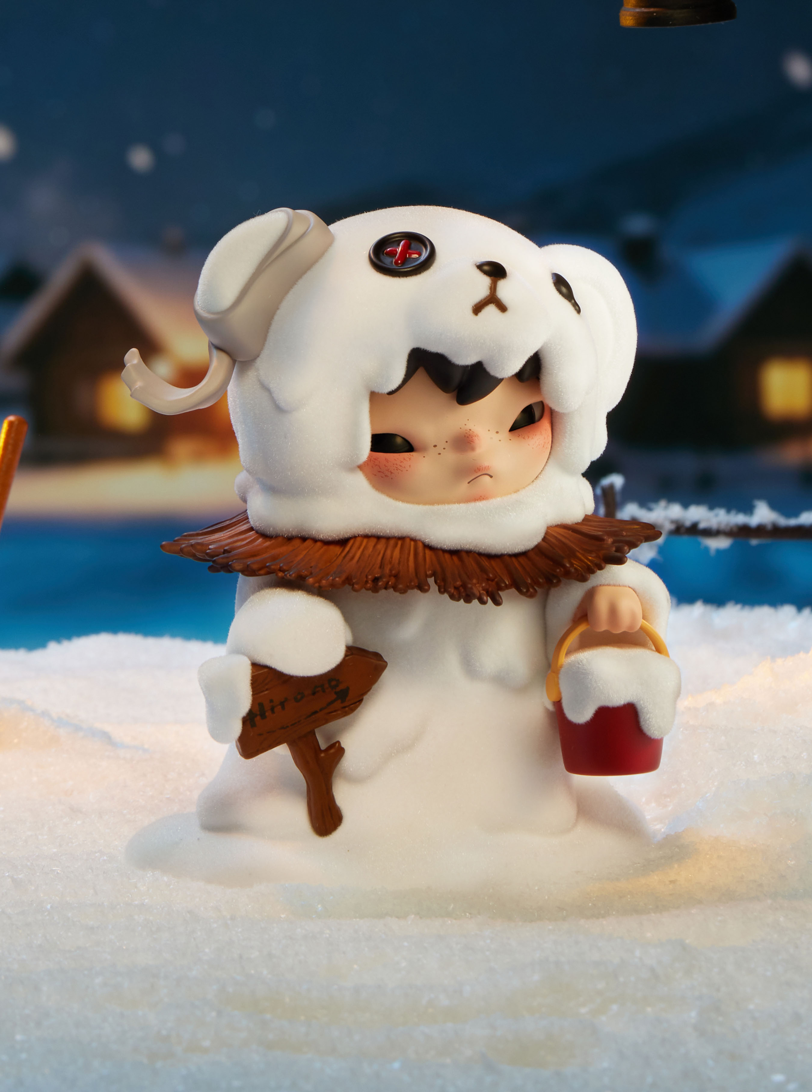 Hirono Snowman Figurine