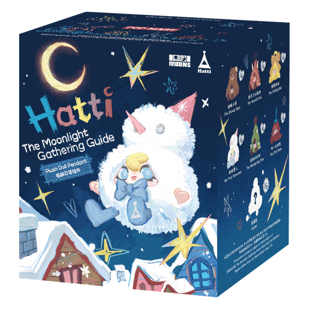 1001MOONS The Moonlight Gathering Guide Series Plush Doll Pendant